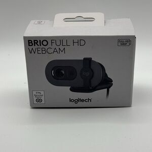 Logitech - Brio 100 1080p Full HD Webcam for Meetings and Streaming